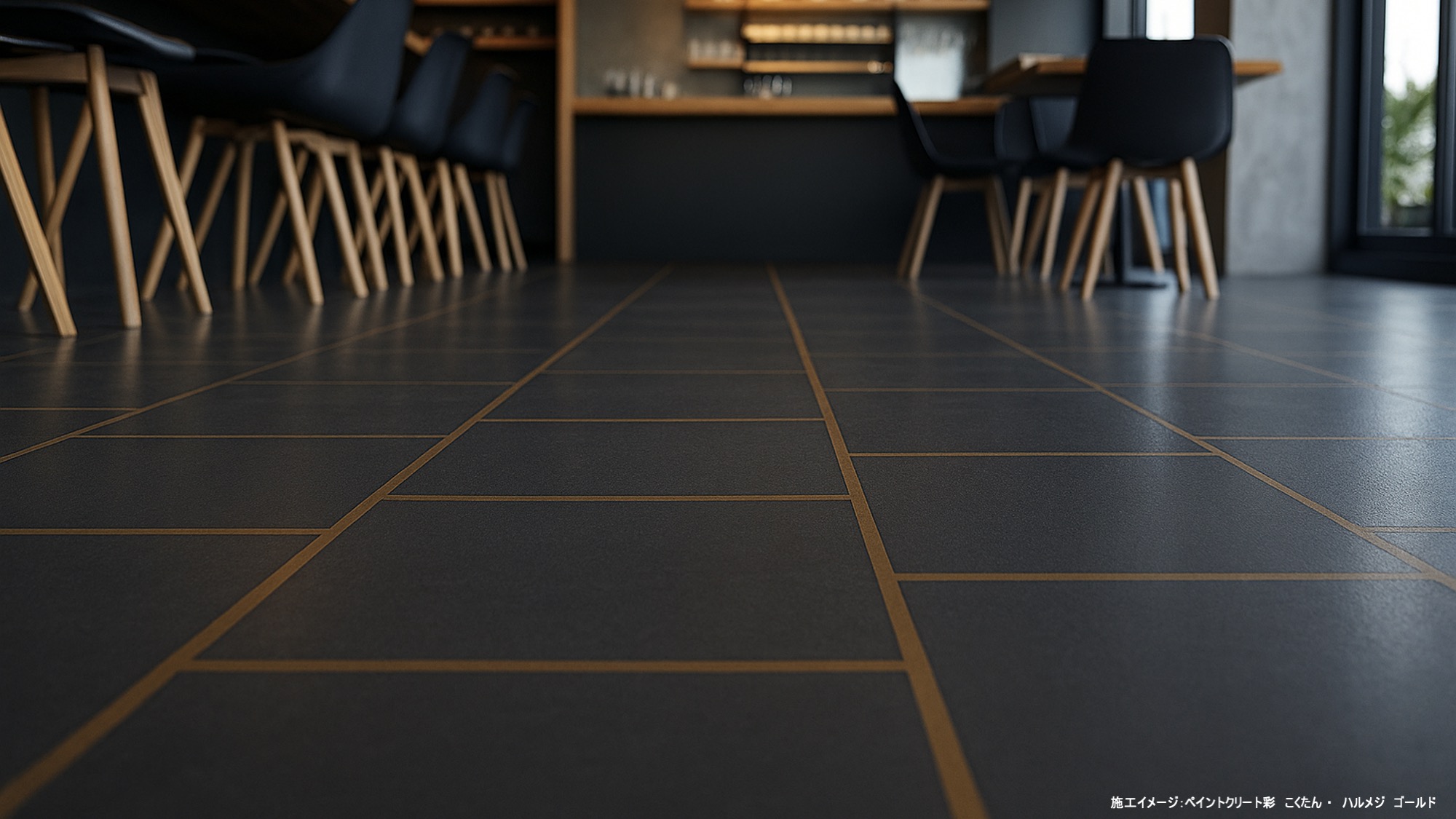 ハルメジ ゴールド ペイントクリート彩 こくたん